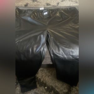Bebe pleather leggings
